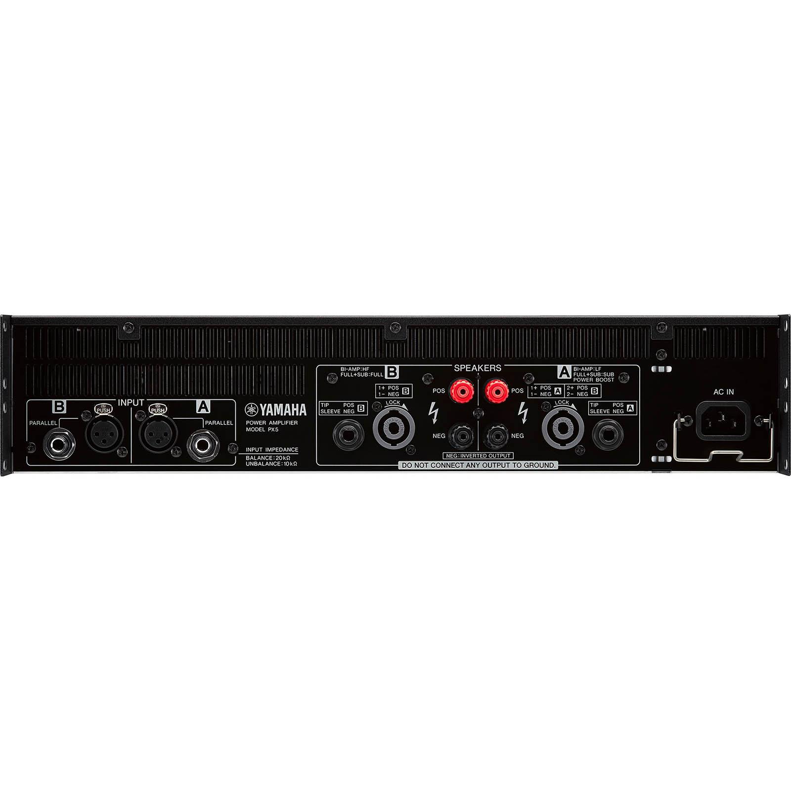 Yamaha PX5 Dual Channel 800W x 2 @ 4 Ohm Class D Amplifier with DSP